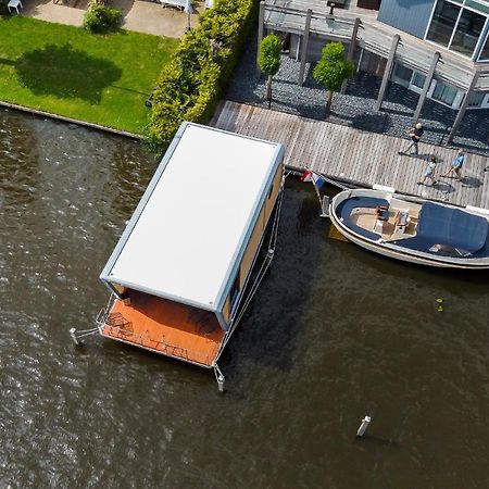 Hotel Luxe Houseboat met fantastisch uitzicht! Grou Exterior foto