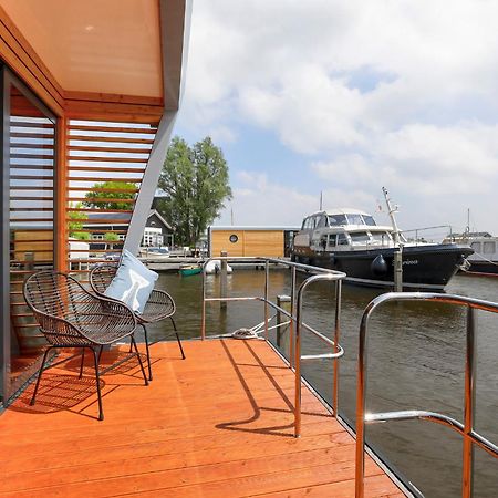 Hotel Luxe Houseboat met fantastisch uitzicht! Grou Exterior foto