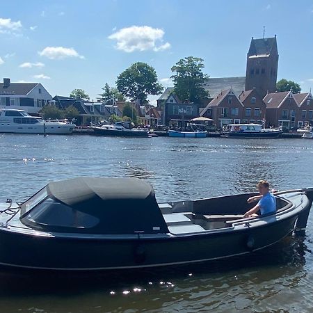 Hotel Luxe Houseboat met fantastisch uitzicht! Grou Exterior foto