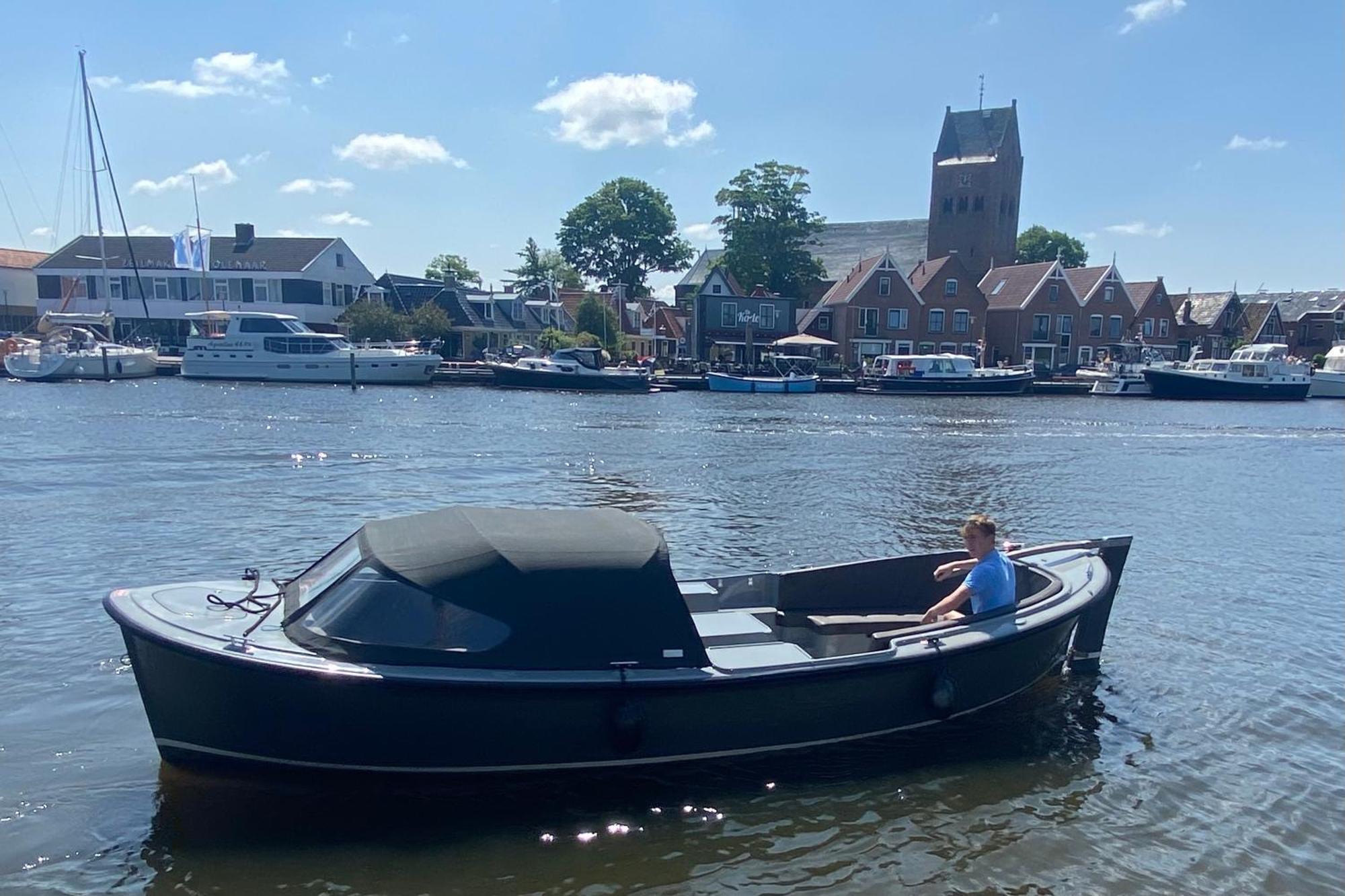 Hotel Luxe Houseboat met fantastisch uitzicht! Grou Exterior foto